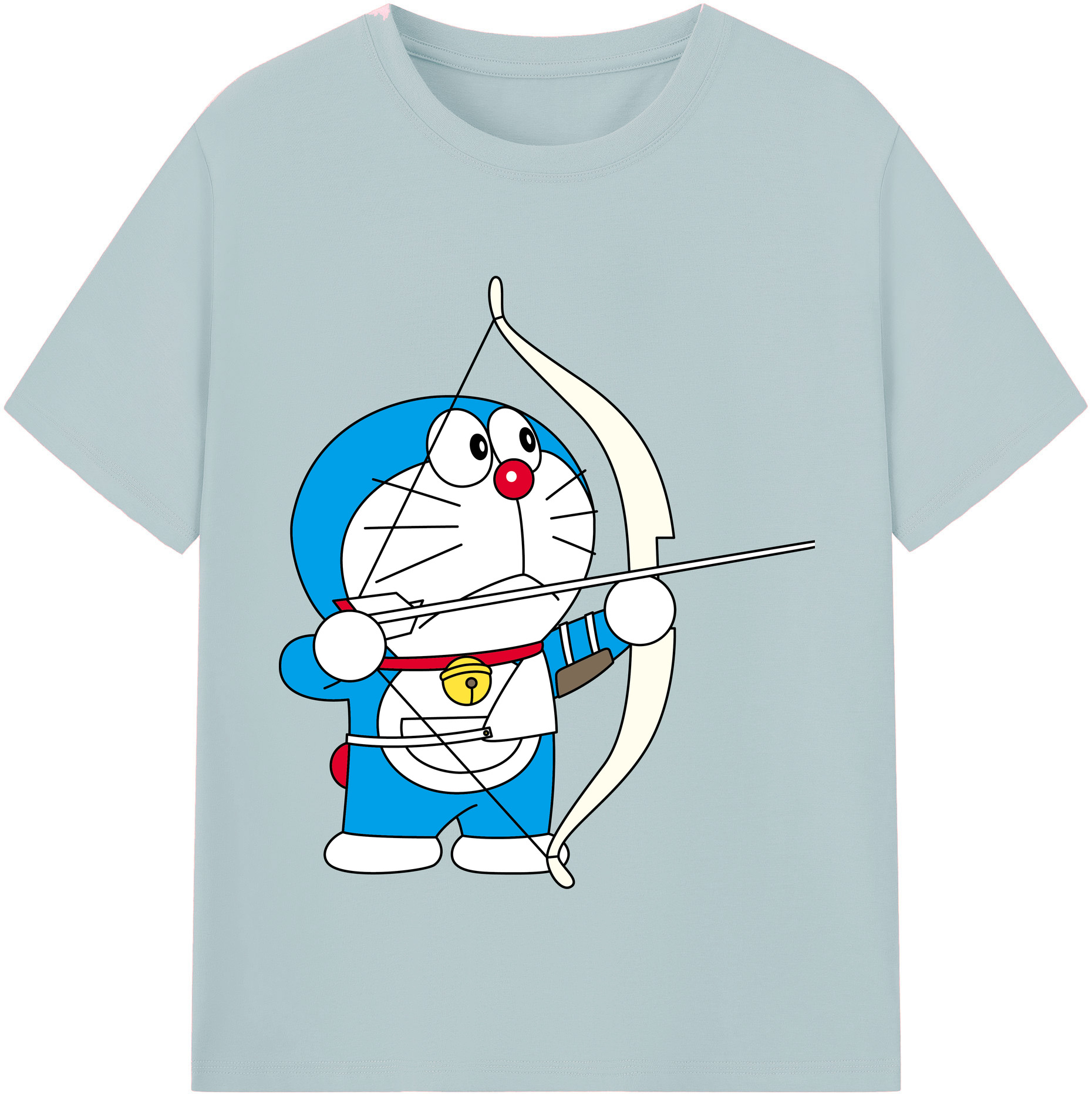 （画像用） ドラえもん Doraemon 綿100％半袖Tシャツ（フロントプリント）